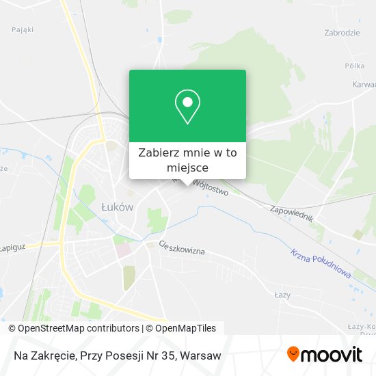 Mapa Na Zakręcie, Przy Posesji Nr 35