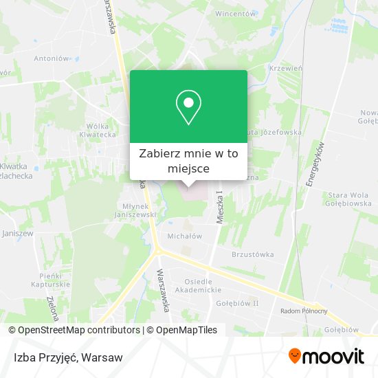 Mapa Izba Przyjęć