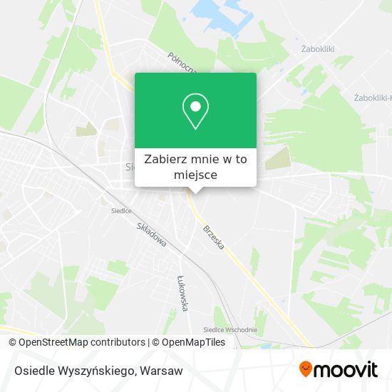 Mapa Osiedle Wyszyńskiego