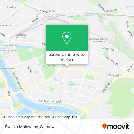 Mapa Świeżo Malowane