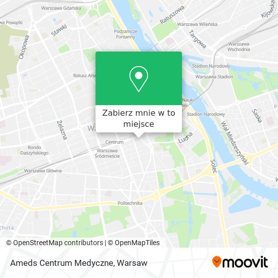 Mapa Ameds Centrum Medyczne