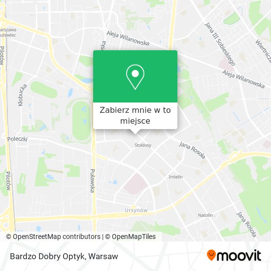 Mapa Bardzo Dobry Optyk