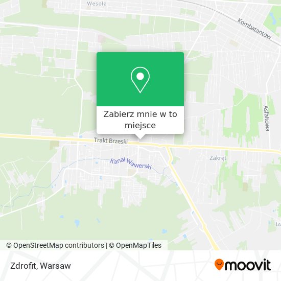 Mapa Zdrofit