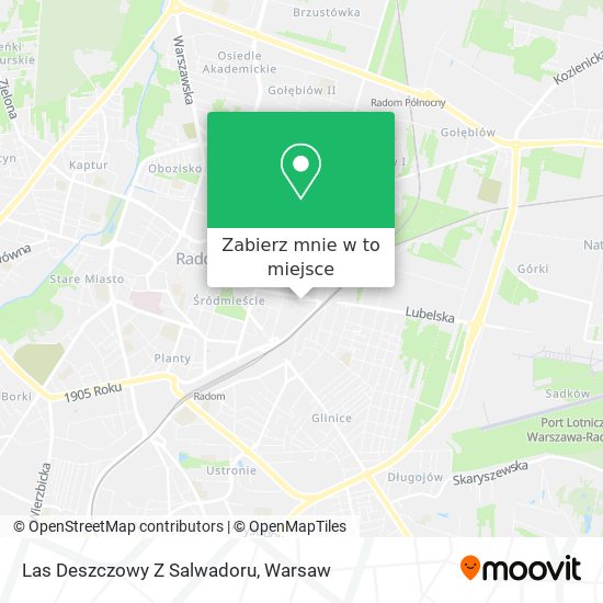 Mapa Las Deszczowy Z Salwadoru