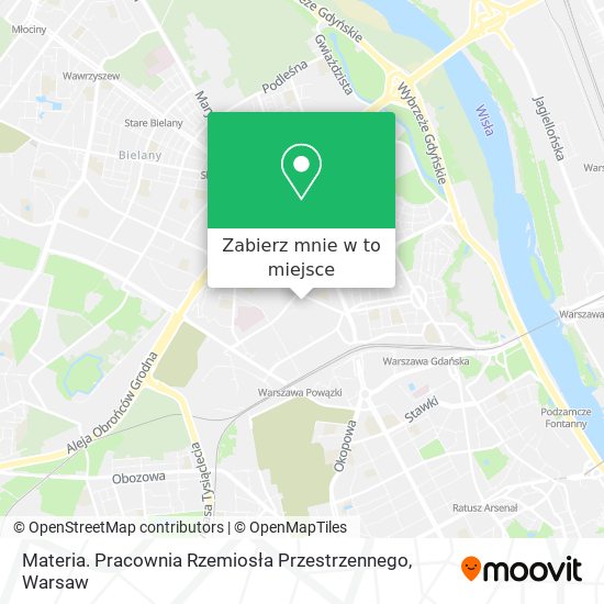 Mapa Materia. Pracownia Rzemiosła Przestrzennego