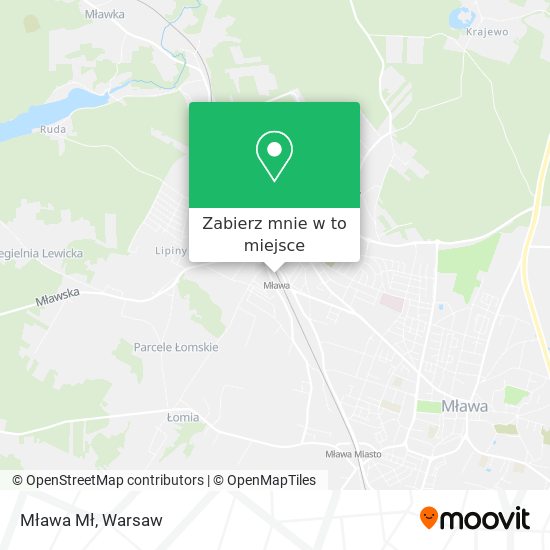 Mapa Mława Mł