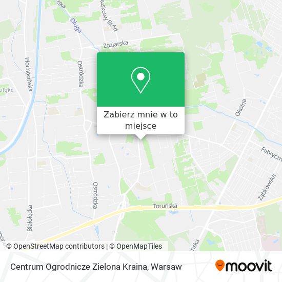 Mapa Centrum Ogrodnicze Zielona Kraina