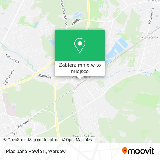 Mapa Plac Jana Pawła II