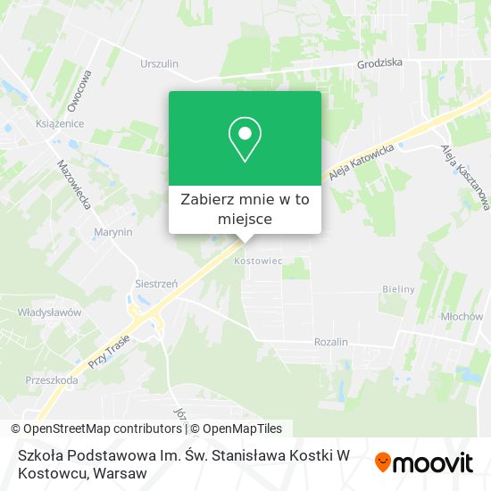 Mapa Szkoła Podstawowa Im. Św. Stanisława Kostki W Kostowcu