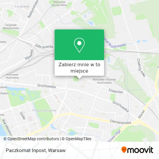 Mapa Paczkomat Inpost