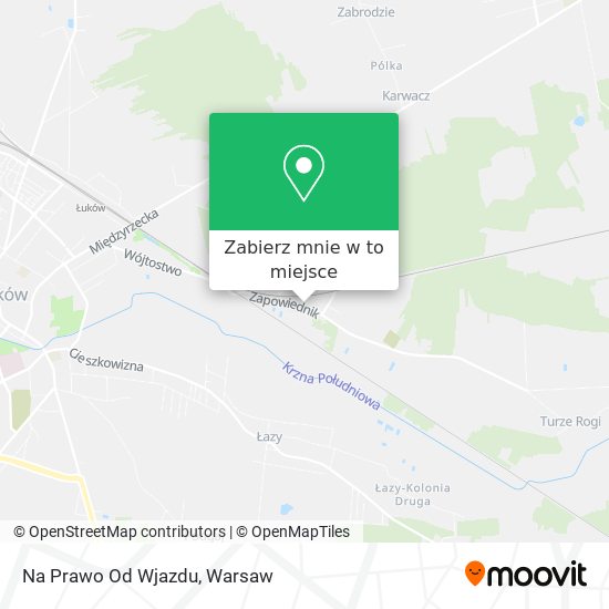 Mapa Na Prawo Od Wjazdu