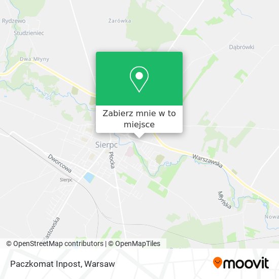 Mapa Paczkomat Inpost