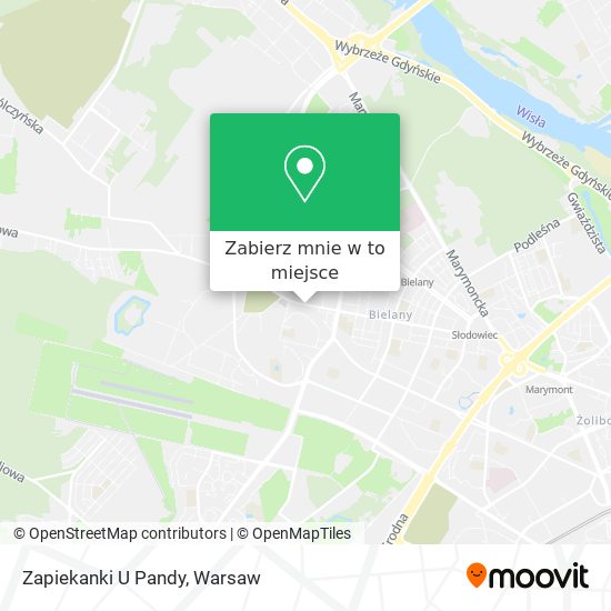 Mapa Zapiekanki U Pandy