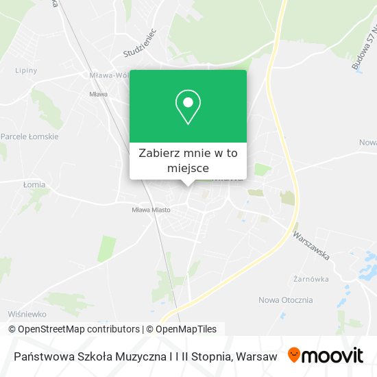 Mapa Państwowa Szkoła Muzyczna I I II Stopnia