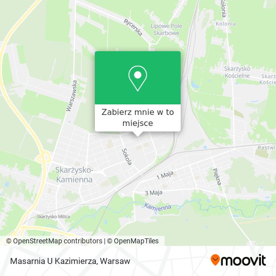 Mapa Masarnia U Kazimierza