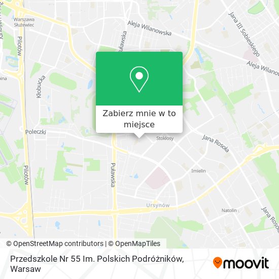 Mapa Przedszkole Nr 55 Im. Polskich Podróżników