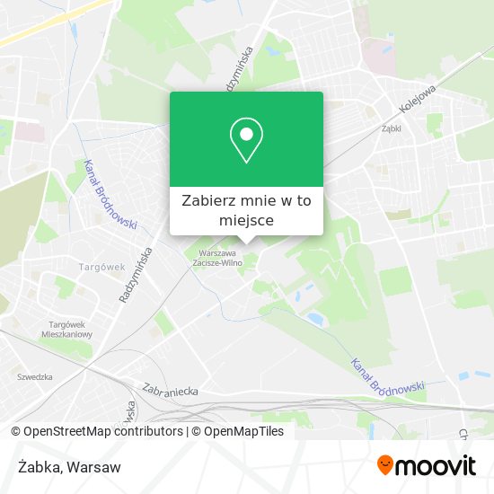 Mapa Żabka