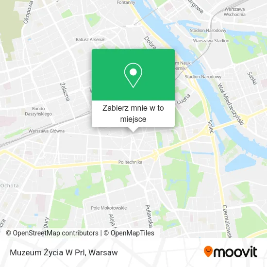 Mapa Muzeum Życia W Prl