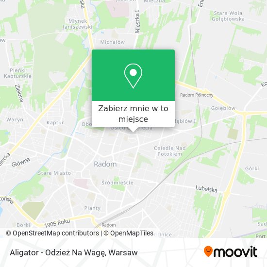 Mapa Aligator - Odzież Na Wagę