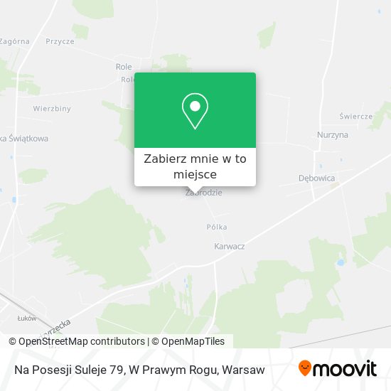 Mapa Na Posesji Suleje 79, W Prawym Rogu