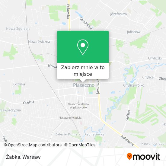 Mapa Żabka