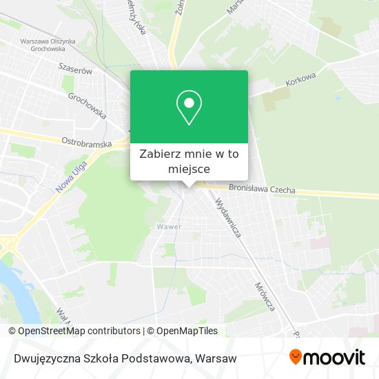 Mapa Dwujęzyczna Szkoła Podstawowa