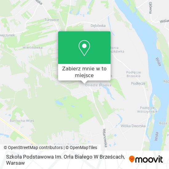 Mapa Szkoła Podstawowa Im. Orła Białego W Brześcach