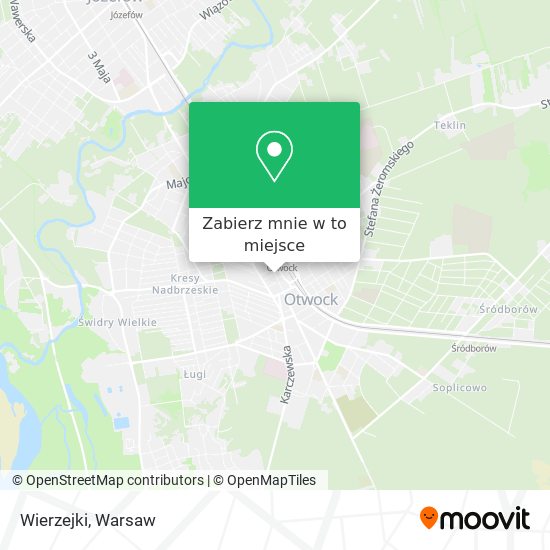 Mapa Wierzejki