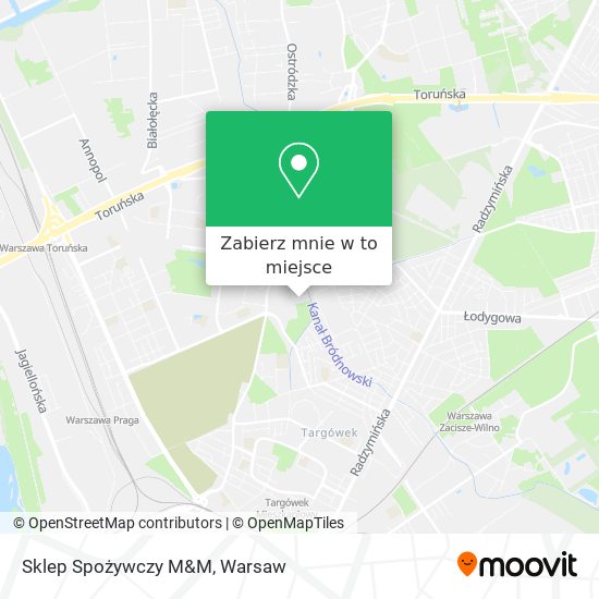 Mapa Sklep Spożywczy M&M