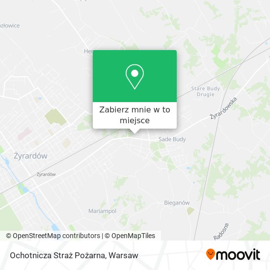 Mapa Ochotnicza Straż Pożarna