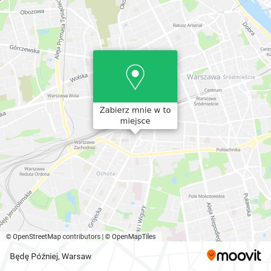 Mapa Będę Później