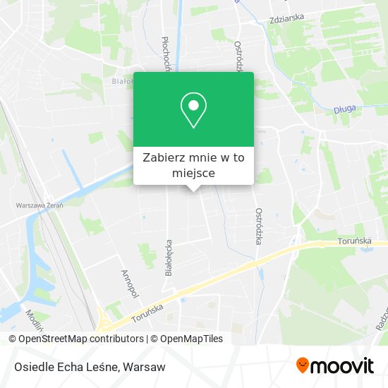 Mapa Osiedle Echa Leśne