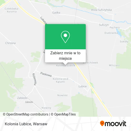 Mapa Kolonia Lubice