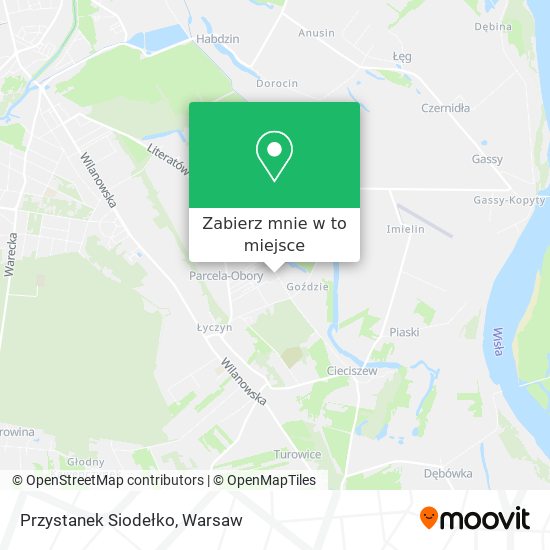 Mapa Przystanek Siodełko