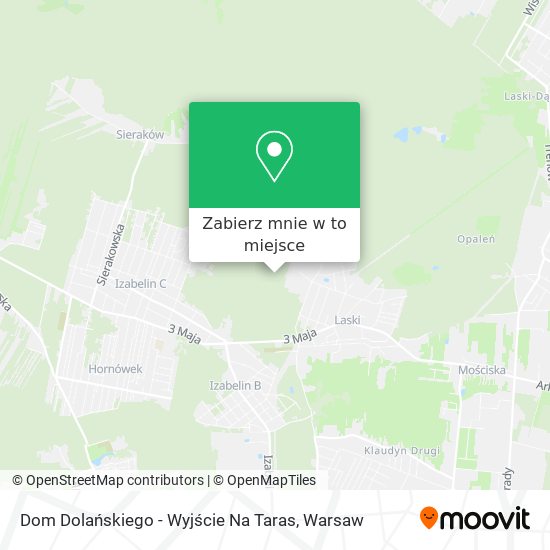 Mapa Dom Dolańskiego - Wyjście Na Taras