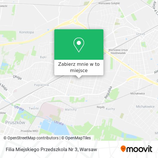 Mapa Filia Miejskiego Przedszkola Nr 3