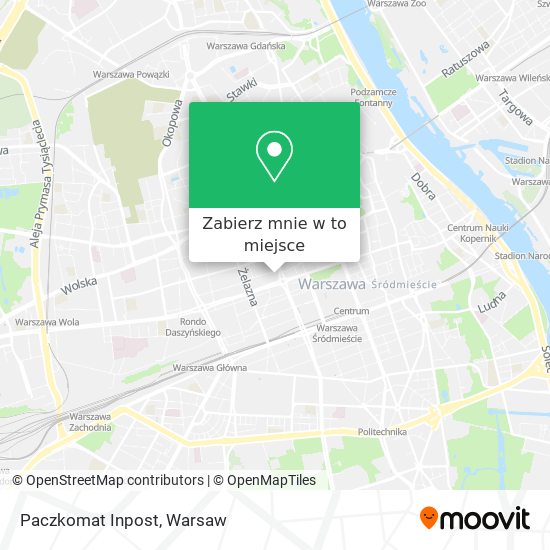 Mapa Paczkomat Inpost