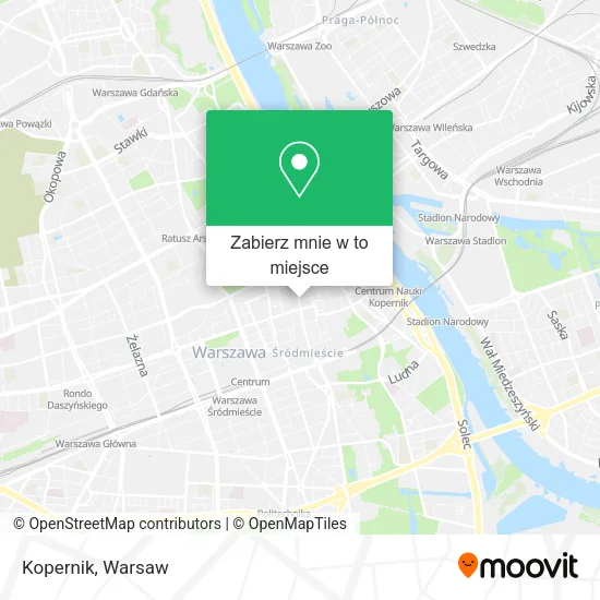 Mapa Kopernik