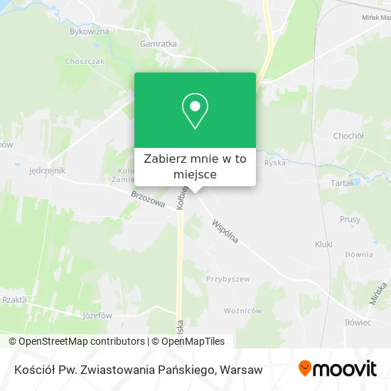 Mapa Kościół Pw. Zwiastowania Pańskiego