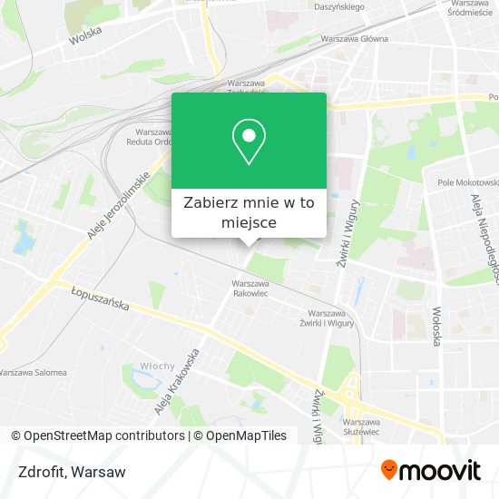 Mapa Zdrofit