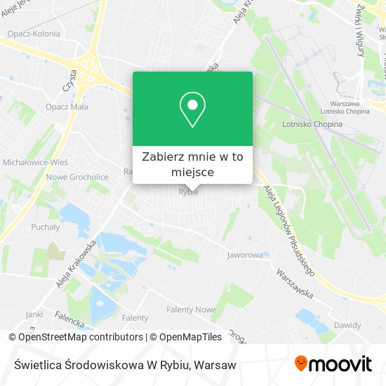 Mapa Świetlica Środowiskowa W Rybiu