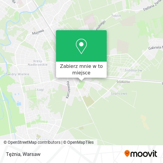 Mapa Tężnia