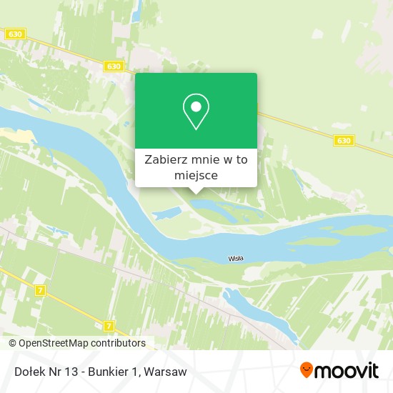 Mapa Dołek Nr 13 - Bunkier 1