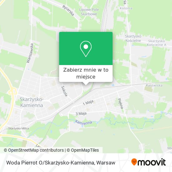 Mapa Woda Pierrot O / Skarżysko-Kamienna