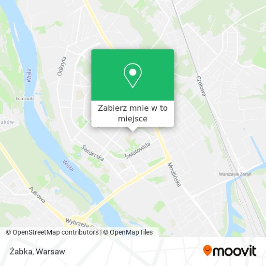 Mapa Żabka