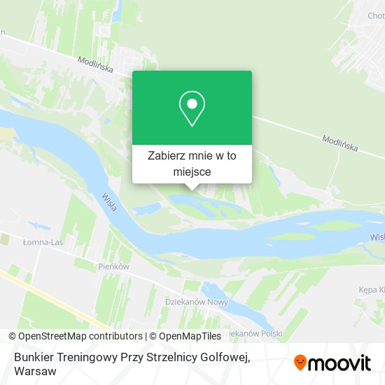 Mapa Bunkier Treningowy Przy Strzelnicy Golfowej