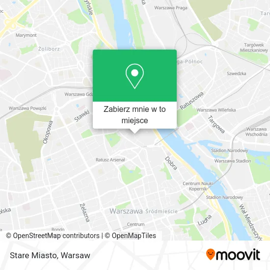 Mapa Stare Miasto