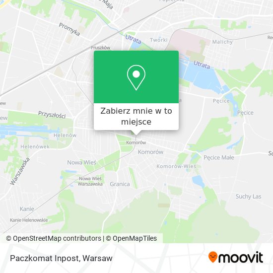 Mapa Paczkomat Inpost