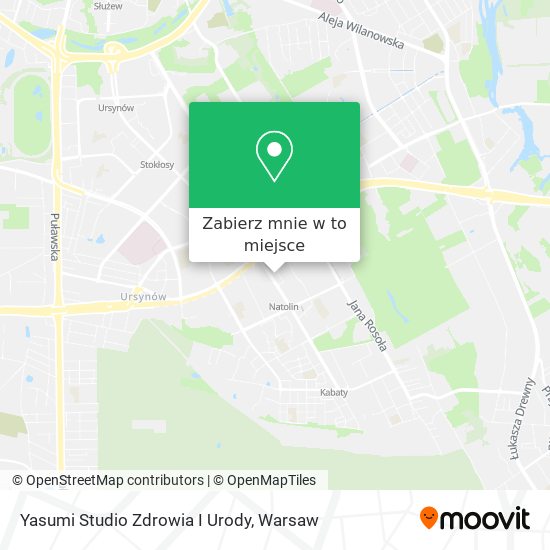 Mapa Yasumi Studio Zdrowia I Urody