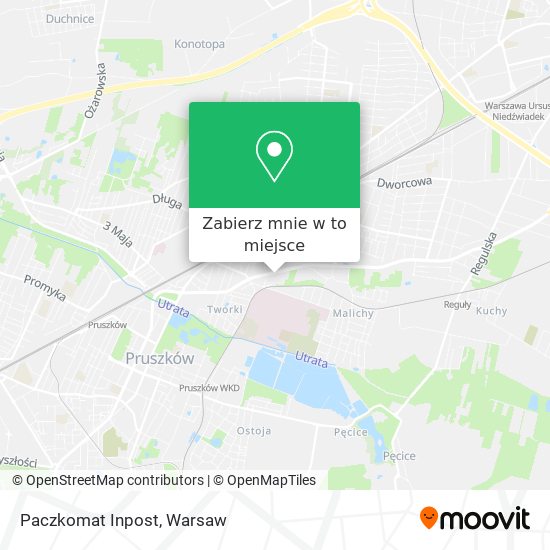 Mapa Paczkomat Inpost